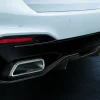 BMW Blende Stossfänger schwarz matt hinten 5er G30 G31