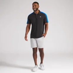 BMW Blocked Poloshirt Herren schwarz-blau