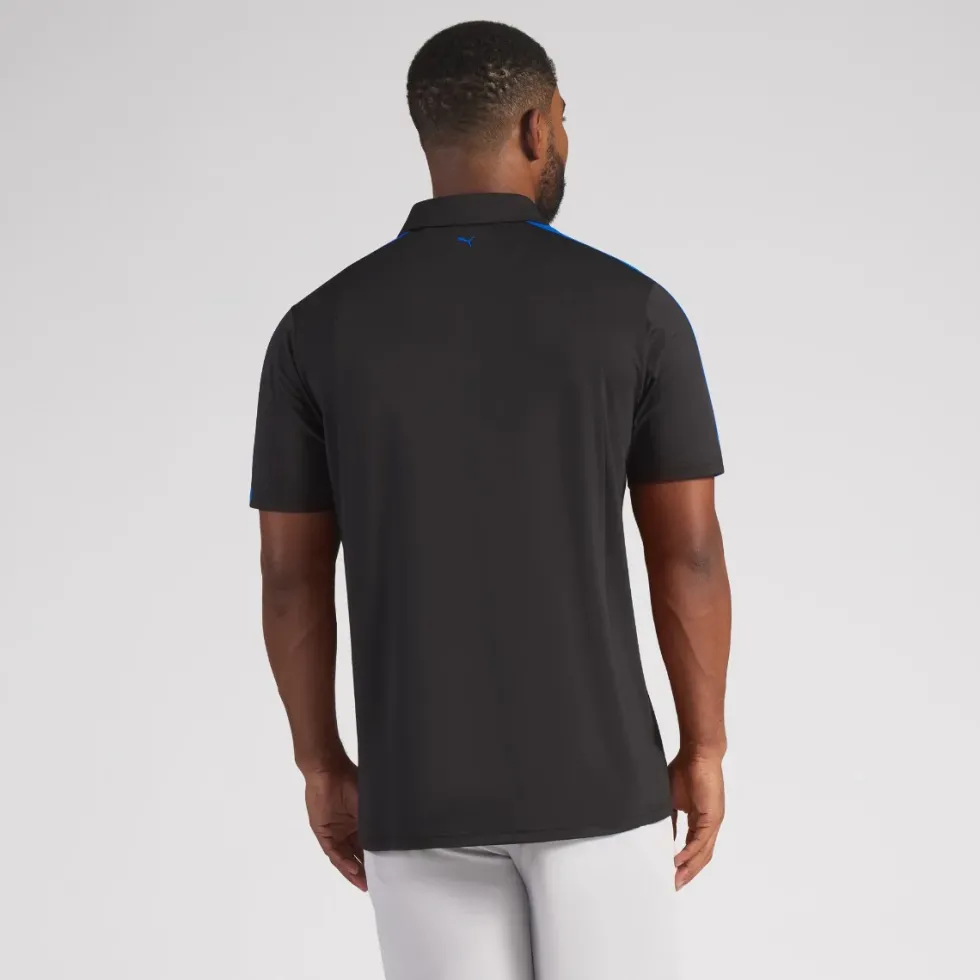 BMW Blocked Poloshirt Herren schwarz-blau