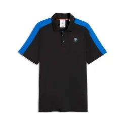 BMW Blocked Poloshirt Herren schwarz-blau