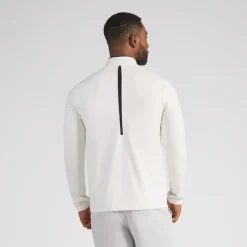 BMW Cloudspun 1/4 Zip Herren warmweiß