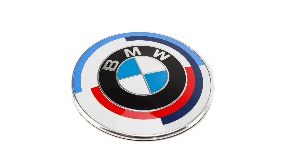 BMW Emblem 50 Jahre M Heckklappe (82mm)