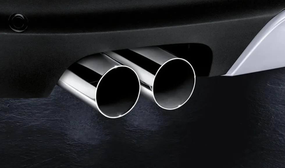 BMW Endrohrblende Chrom X3 F25 X4 F26