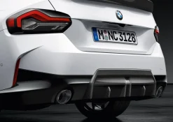 BMW Endrohrblende Titan/Carbon 2er G42