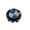 BMW Felgendeckel Nabendeckel mit Chromrand Ø 65 mm