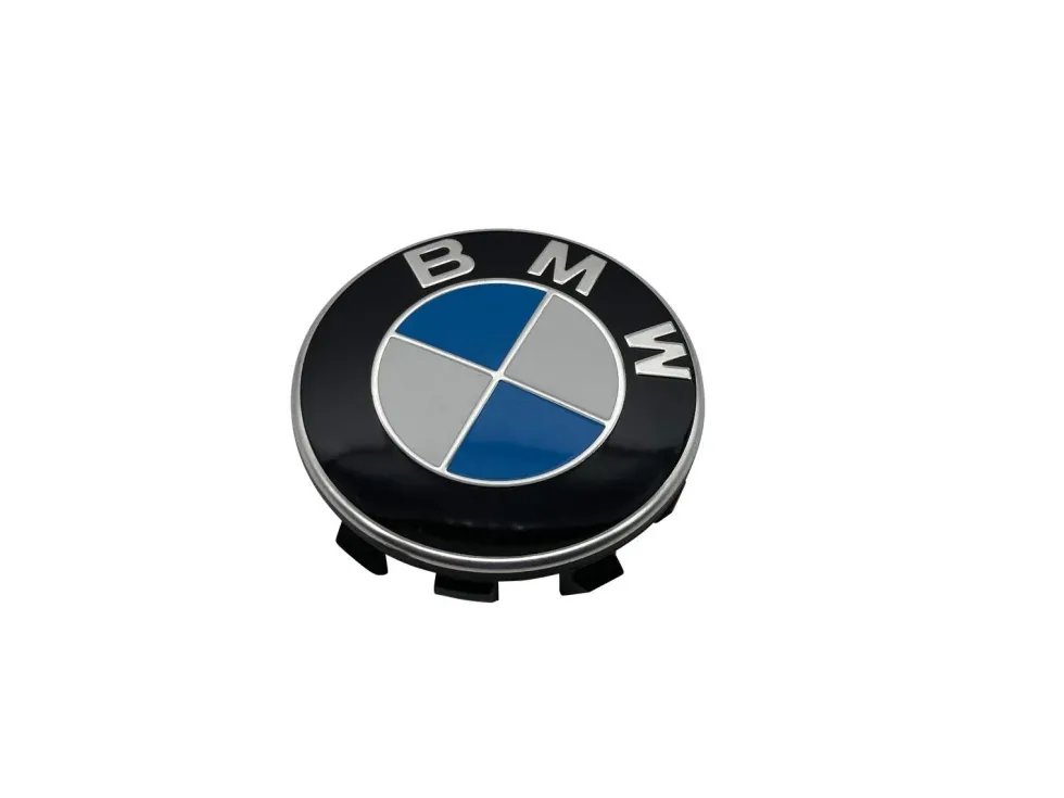 BMW Felgendeckel Nabendeckel mit Chromrand Ø 55 mm