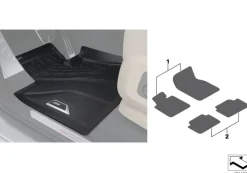 BMW Floor Liner hinten F95 G05