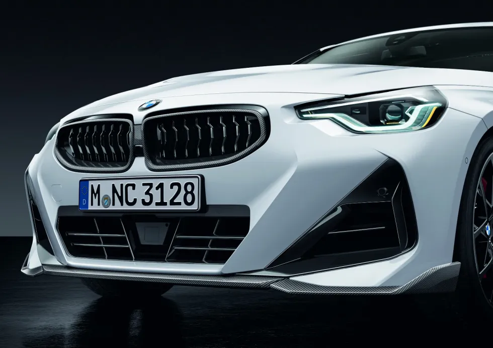 BMW Frontaufsatz Carbon links 2er G42