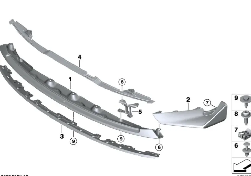 BMW Frontsplitter links M3 G80 CS