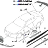 BMW Frontziergitter Carbon 4er G22 G23
