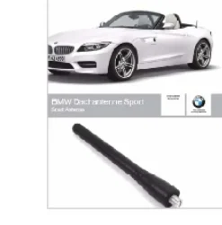 BMW Kurzstabantenne Sport 1er E81 E87 E88 2er F23 3er E46 Z4 E85 E86 E89