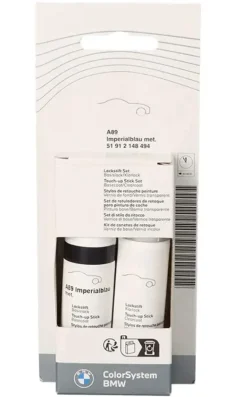 BMW Lackstift Set Imperialblau met. 51912148494