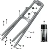 BMW Lackstift Set Schwarz matt K42 K46 K47 K49 51912360624