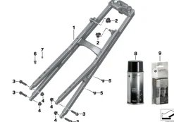 BMW Lackstift Set Schwarz matt K42 K46 K47 K49 51912360624