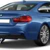 BMW M Diffusor zweiflutig für M Heckstoßstange