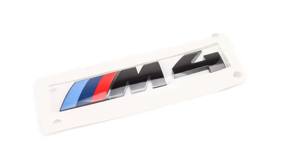 BMW M4 Emblem schwarz