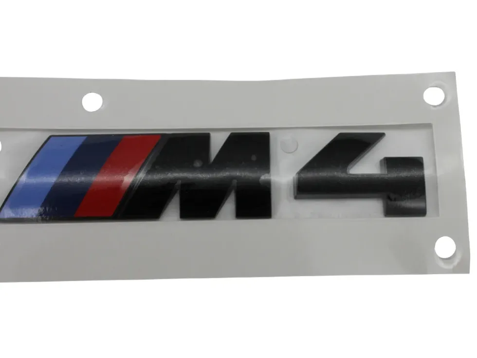 BMW M4 Emblem schwarz