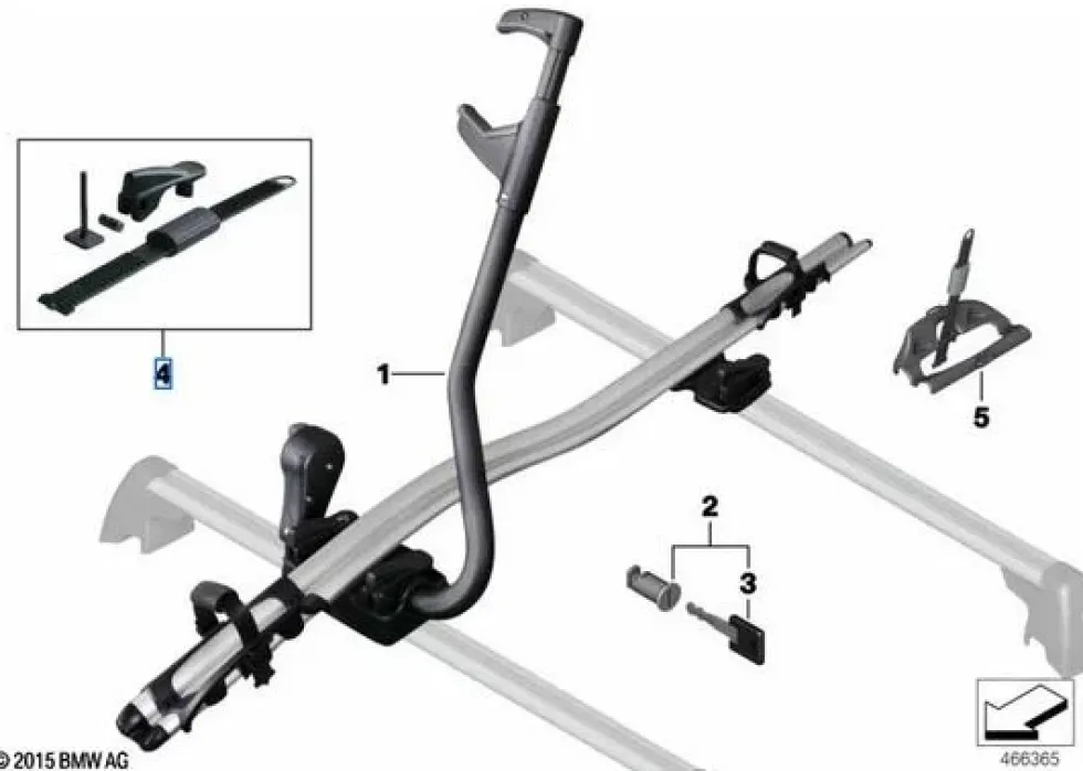 BMW & MINI Ersatzteilekit Fahrradhalter