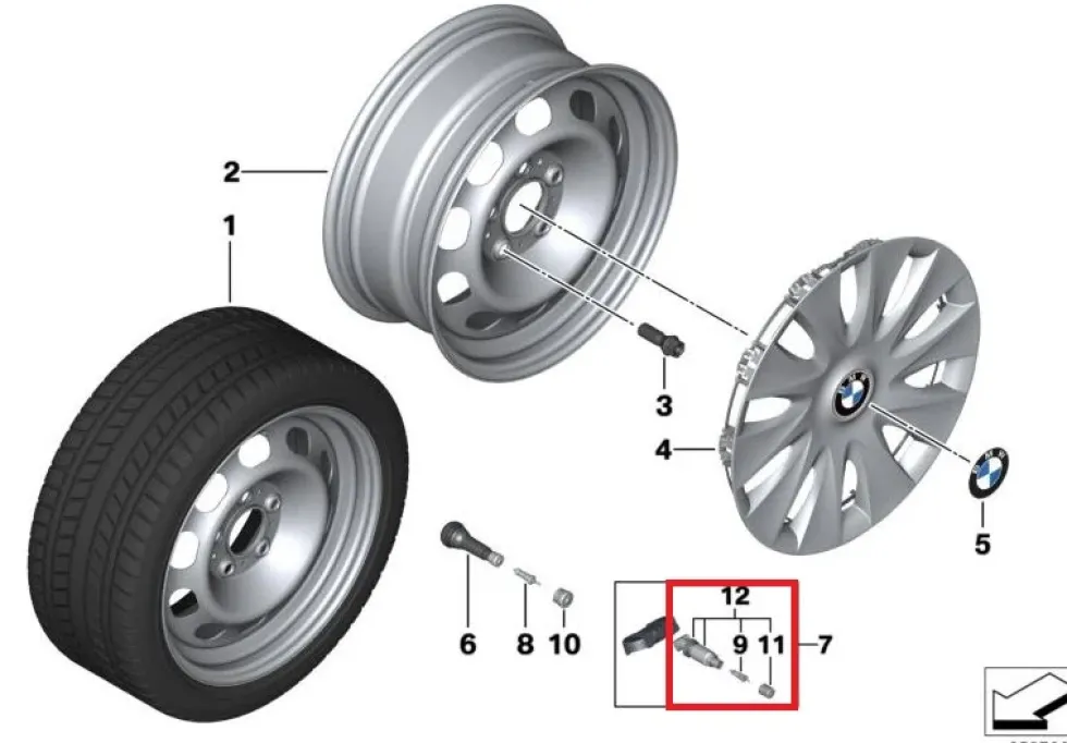 BMW & MINI Rep. Satz Schraubventil RDCi