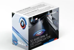 BMW M 50 Jahre LED-Türprojektoren 50mm 1er F40 2er F44 G42 3er G20 G21 G28 G80 4er G22 G23 G26 G82 G83 Z4 G29