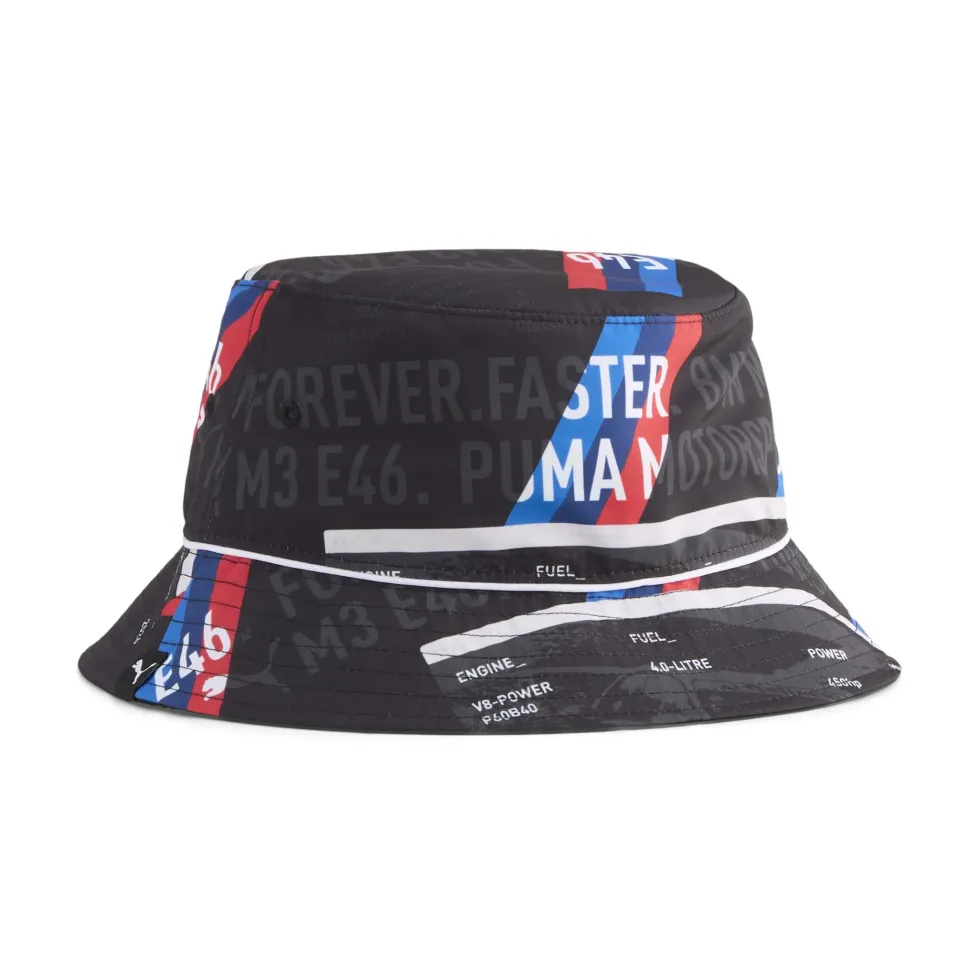 BMW M Motorsport AOP Fischerhut Unisex schwarz