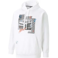 BMW M Motorsport Grafik Hoodie weiß Herren
