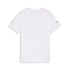 BMW M Motorsport Kids Sportswear Auto-Grafik T-Shirt Kinder weiß