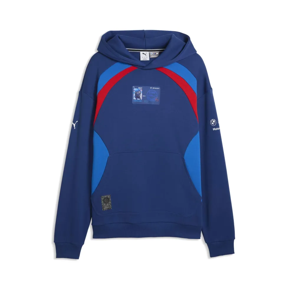 BMW M Motorsport Lifestyle Hoodie Herren blau