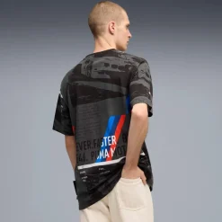 BMW M Motorsport Sportswear AOP T-Shirt Herren schwarz