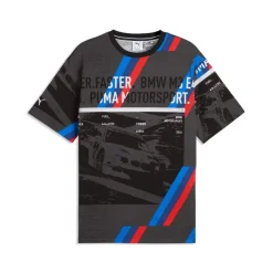 BMW M Motorsport Sportswear AOP T-Shirt Herren schwarz