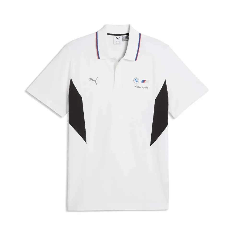 BMW M Motorsport Sportswear Polo-Shirt Herren weiß