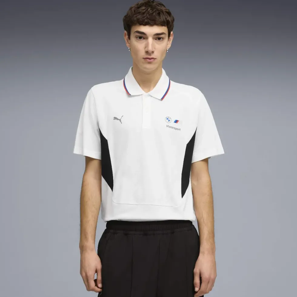 BMW M Motorsport Sportswear Polo-Shirt Herren weiß