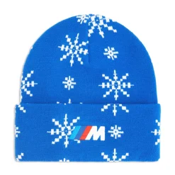 BMW M Mütze mit Weihnachtsmotiv blau