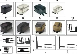 BMW Motorrad Anbindung Tankrucksack K02 K03