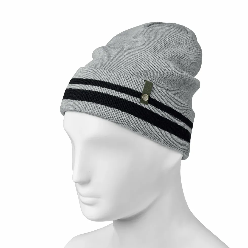 BMW Motorrad Beanie Twin Stripes Unisex grau