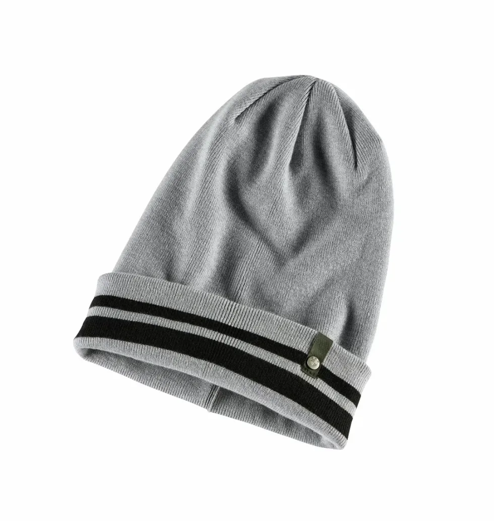 BMW Motorrad Beanie Twin Stripes Unisex grau