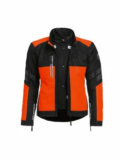 BMW Motorrad Jacke Bavella Damen neon orange