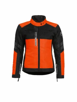 BMW Motorrad Jacke Bavella Damen neon orange