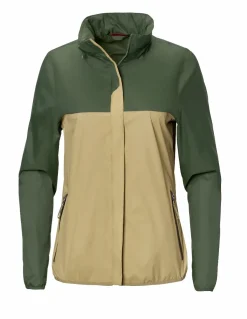 BMW Motorrad Jacke Rain Damen oliv/camel