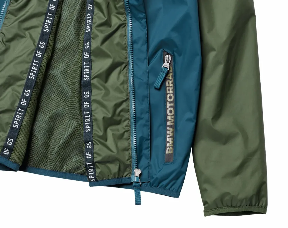 BMW Motorrad Jacke Rain Herren oliv/blau