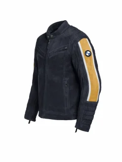 BMW Motorrad Jacke Schwabing Herren blau / gelb