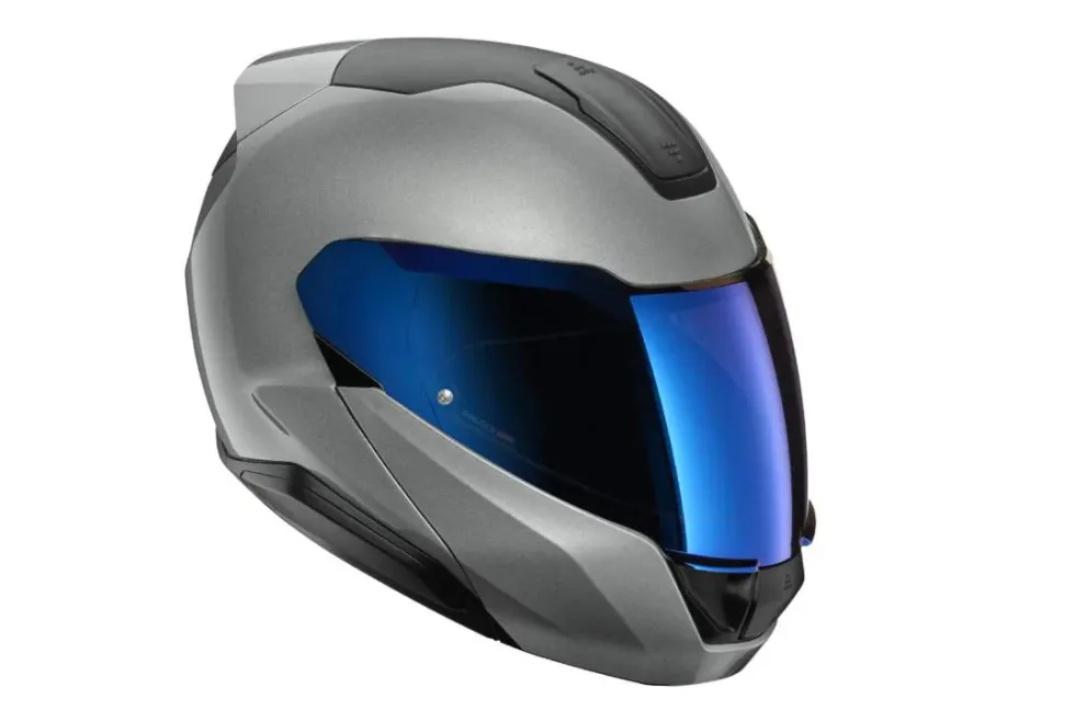 BMW Motorrad System 8 Visier Blau verspiegelt