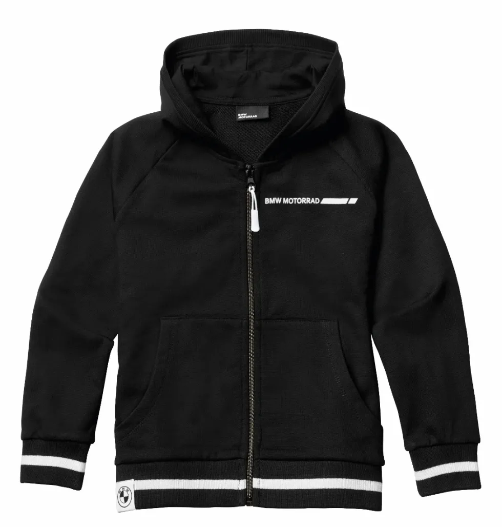 BMW Motorrad Zip-Hoodie Kinder schwarz