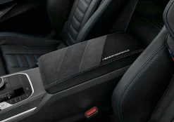 BMW M Performance Armauflage Alcantara vorn Mitte 2er G42 M2 G87, 3er G20 G21 G80, 4er i4 G22 G23 G26 G82 G83