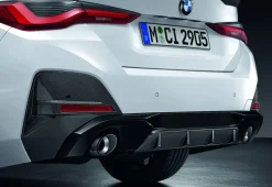 BMW M Performance Blende Stoßfänger schwarz hochglanz hinten 4er G26