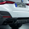 BMW M Performance Blende Stoßfänger schwarz hochglanz hinten 4er G26