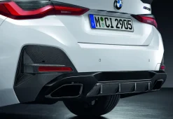 BMW M Performance Blende Stoßfänger schwarz hochglanz hinten 4er G26