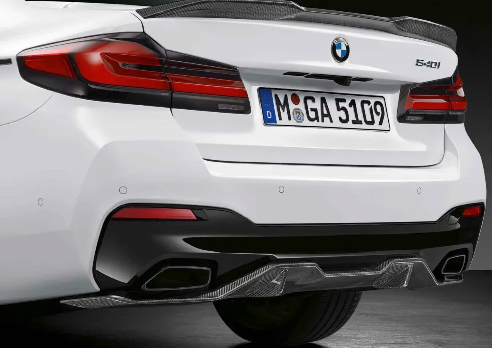 BMW M Performance Blende Stoßfänger hinten 5er G30 LCI