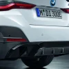 BMW M Performance Blende Stoßfänger schwarz hochglanz hinten i4 G26