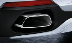 BMW M Performance Endrohrblende Chrom 8 Zylinder Optik (ohne SA 3E1 oder SA 3E2, SA 337, SA 715) X5 F15 35iX
